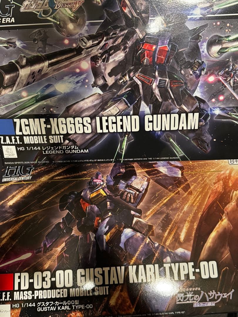 HG レジェンドガンダム グスタフ・カール 2点セット