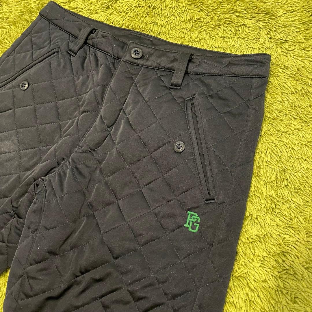 PEARLEY GATES キルティング中綿 ジョガーパンツ ネイビー サイズ1