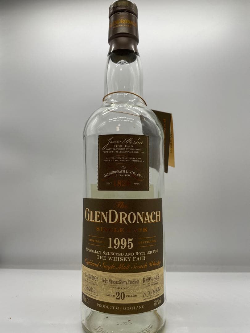 Glen Dronach 1995 20y The Whisky Fair 空瓶
