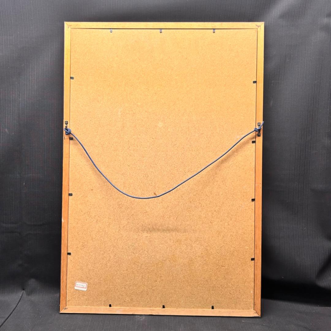 ▽Na右1007 ディズニー 1500枚限定 100周年記念　布ポスター 額装