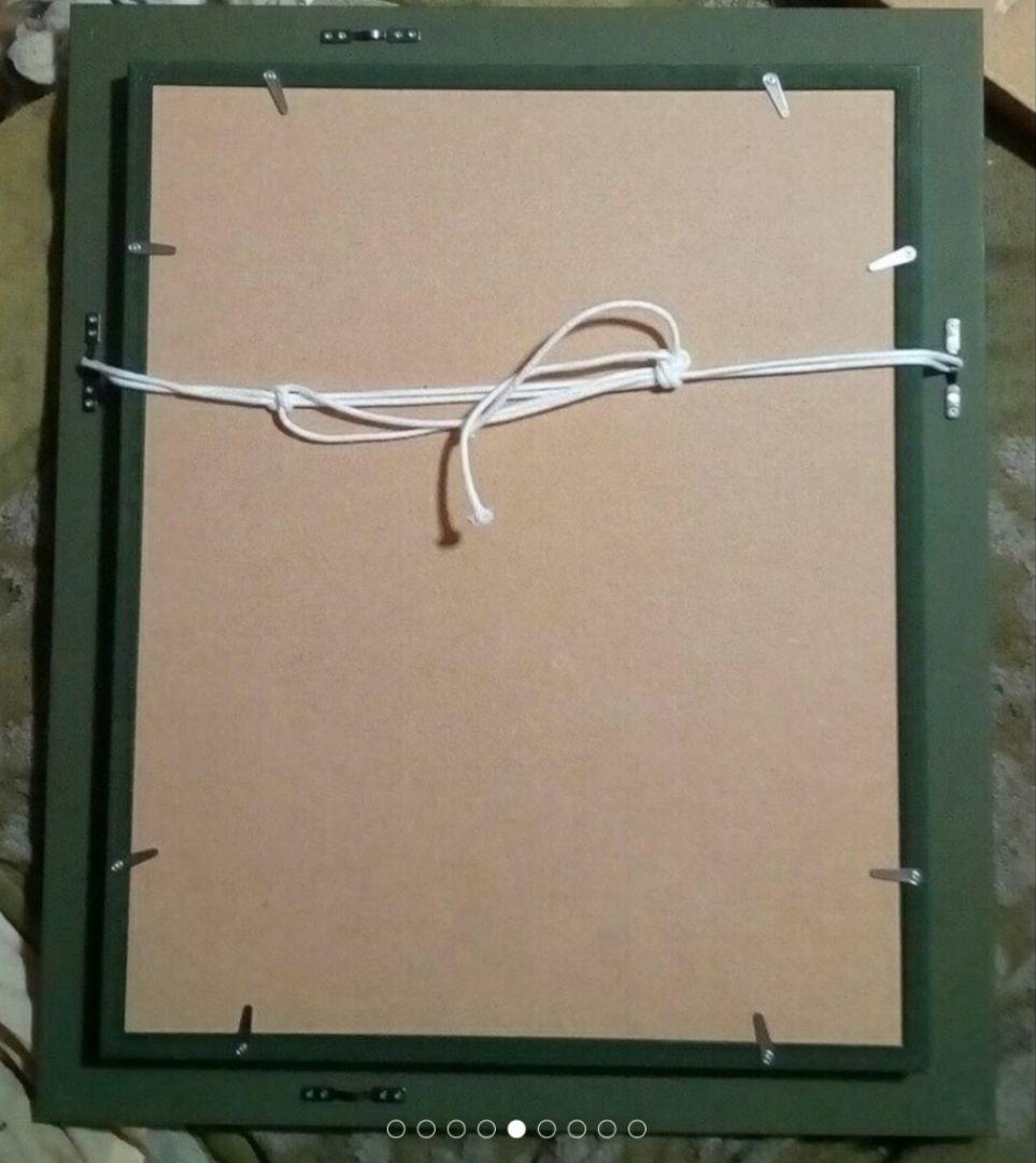 作者不明模写ベルナールビュッフェ赤い背景のクラウン複製画中古F6油彩