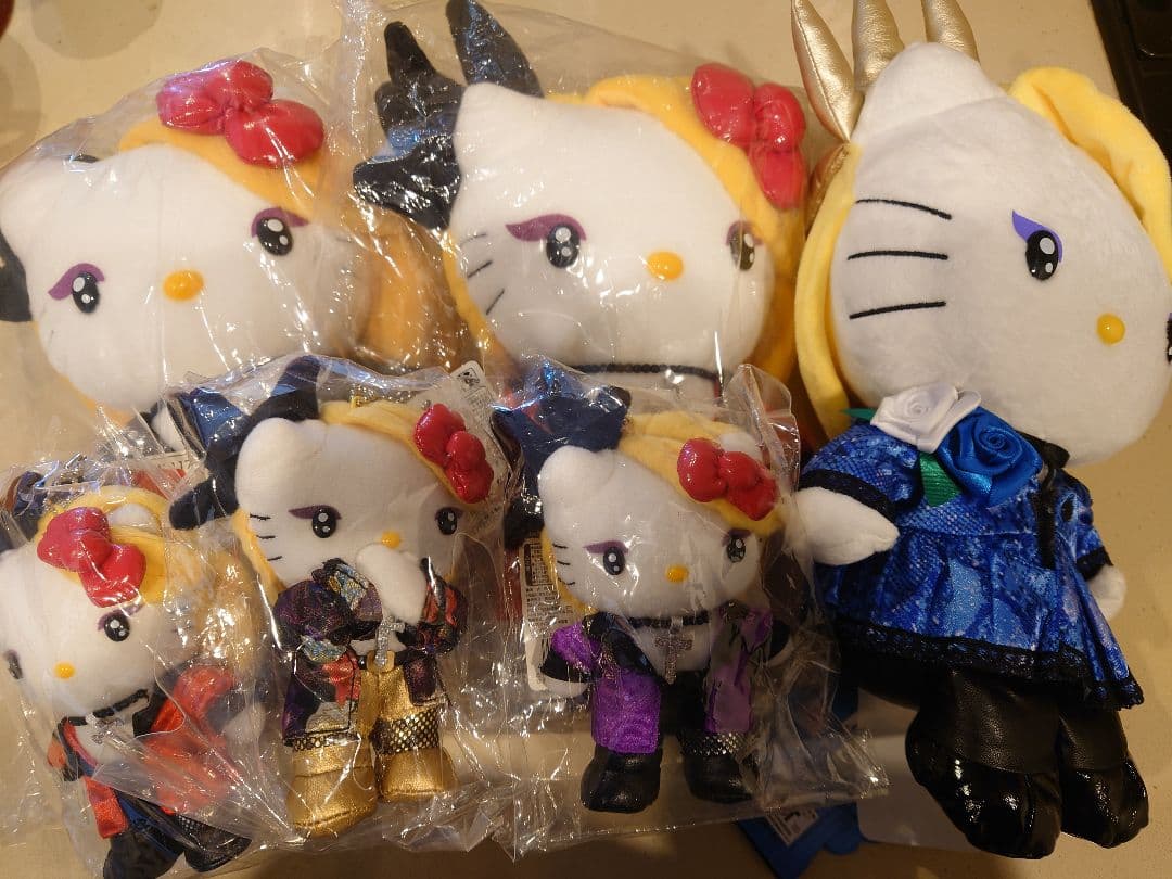 【貴重】XJAPAN Yoshikitty 初期 ぬいぐるみ 6体 セット
