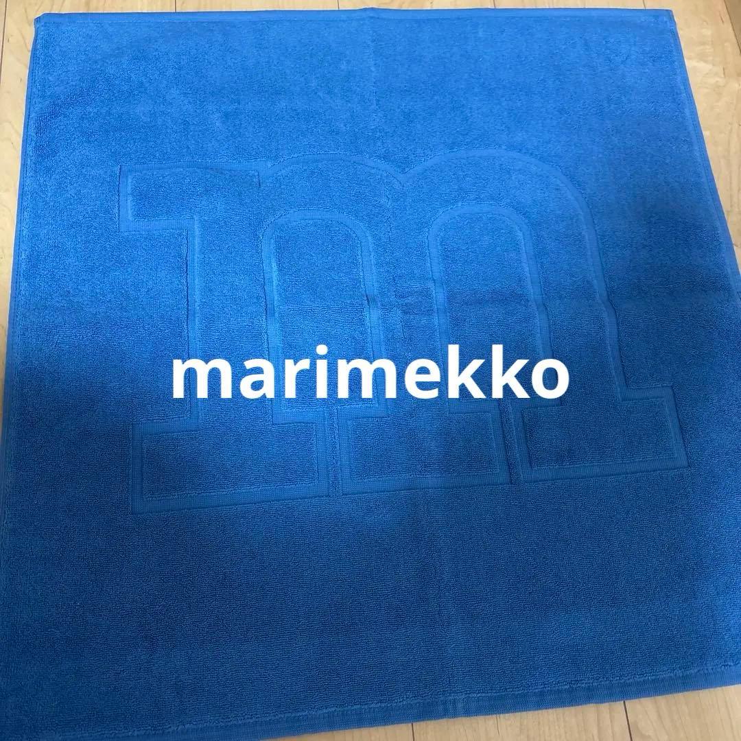 マリメッコ　marimekko バスマット　新品未使用品　ブルー　IKEA