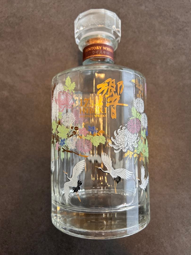 サントリーウイスキー 響 17年 意匠ボトル 白鷺 コレクション 空瓶