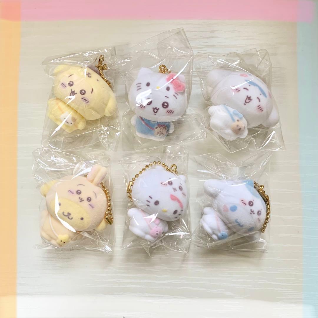 ちいかわ　サンリオ　シナモロール　キティ　ポムポムプリン　うさぎ　ハチワレ