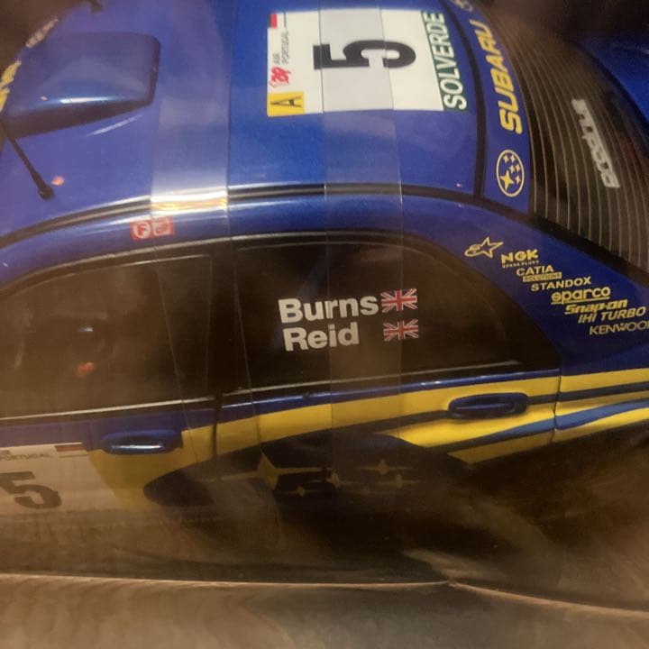 オートアート　2台セット1/18 スバルインプレッサ2001 ドライバーセット