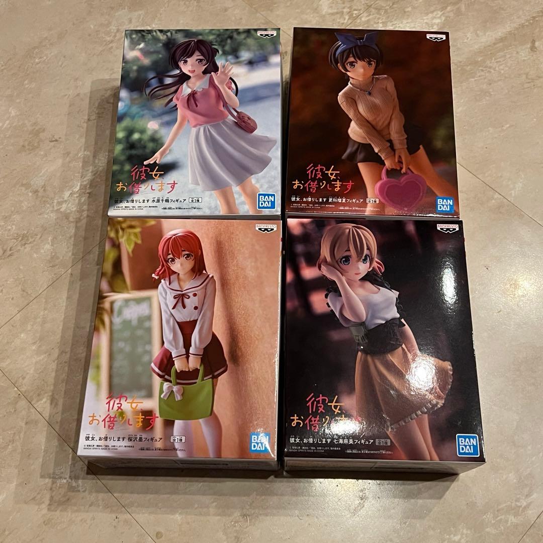 【未開封】　「彼女、お借りします」 かのかり　フィギュアセット