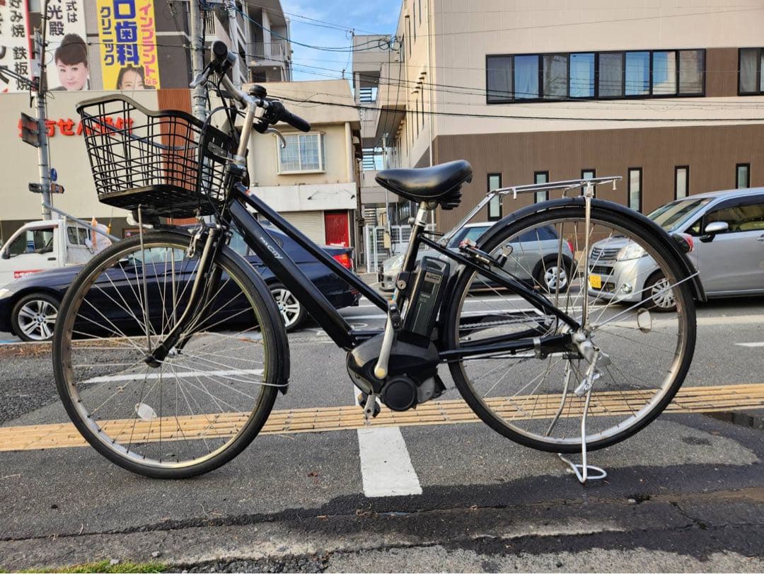 中古27インチYAMAHA電動アシスト自転車　15.4Ah 大阪　003番