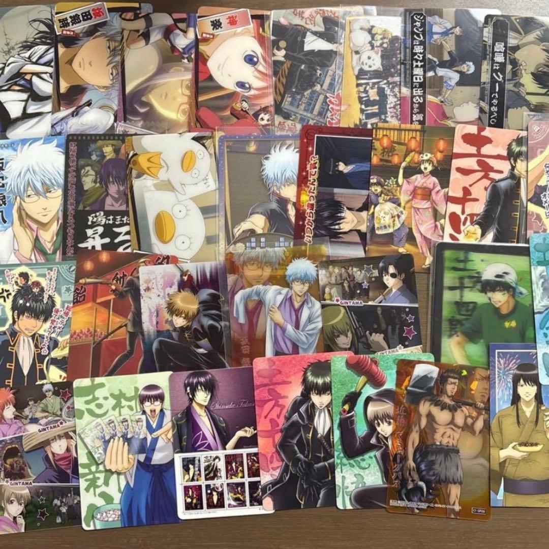 銀魂カード類、缶バッジセット