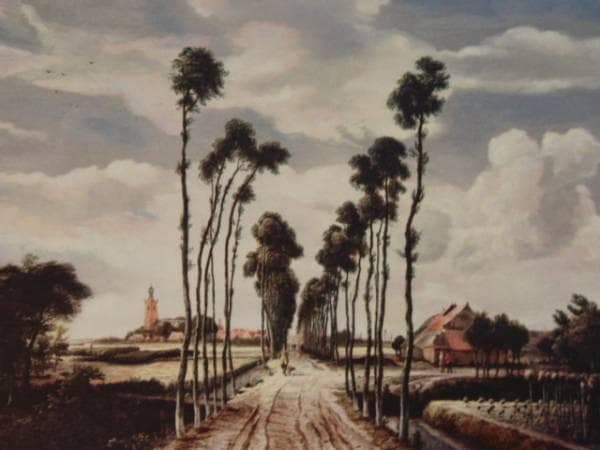 マインデルト・ホッベマ、ミッデルハルニスの並木道、限定希少・大蔵省印刷局制作