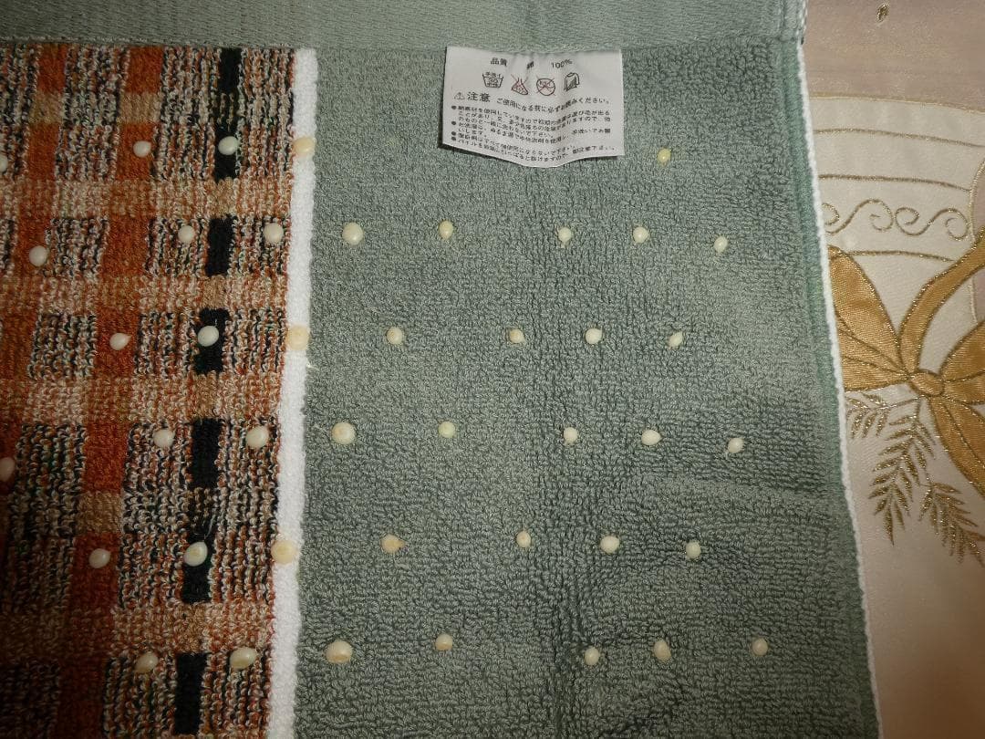 メルカリ便♡ダックス♡DAKS♡バスマット　チェック柄　グリーン系　レア