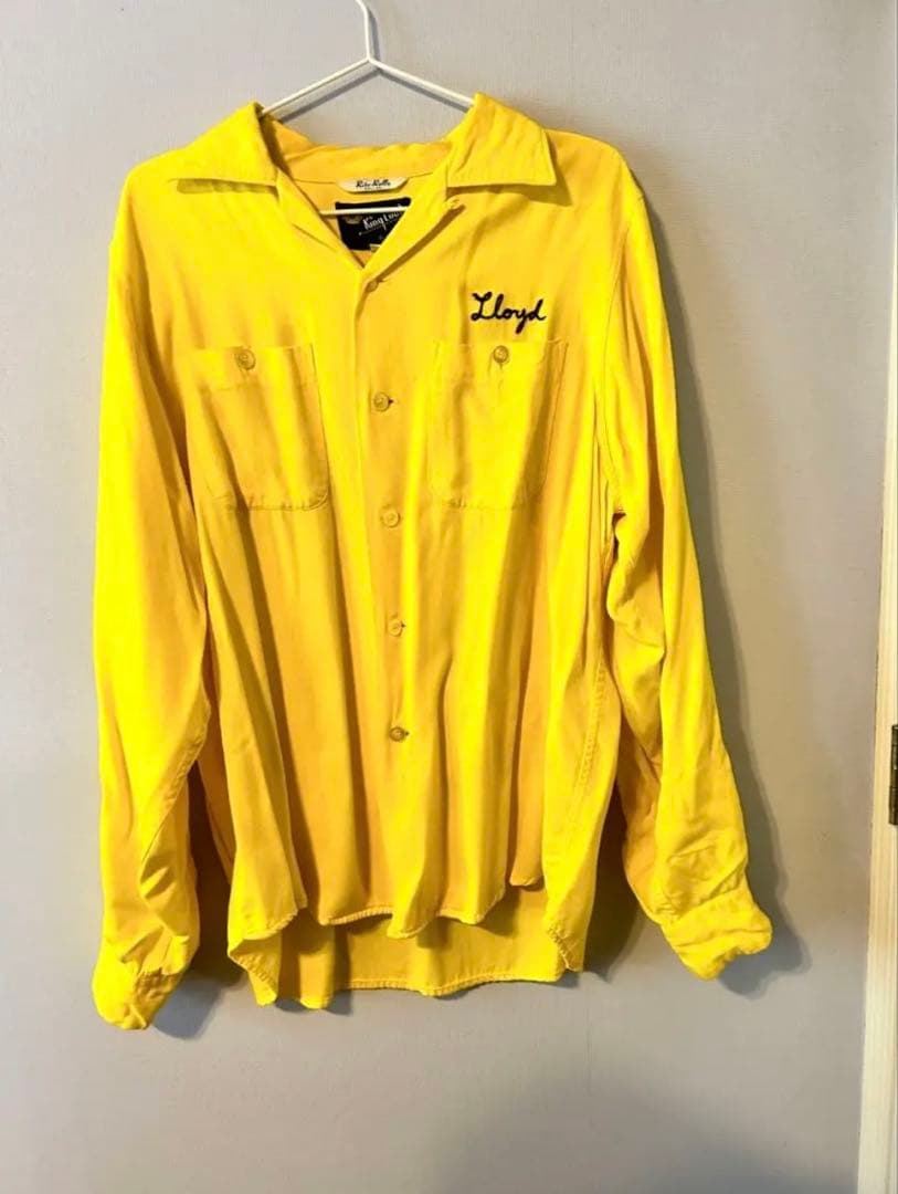 50s ボーリングシャツ　キングルイ　長袖