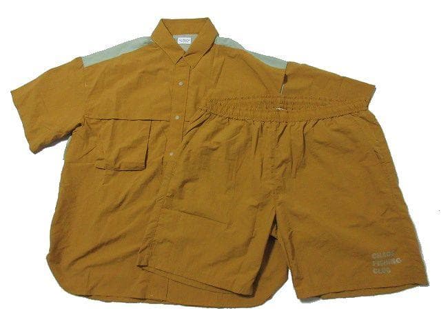 Chaos Fishing Club セットアップ シャツ ショートパンツ XL