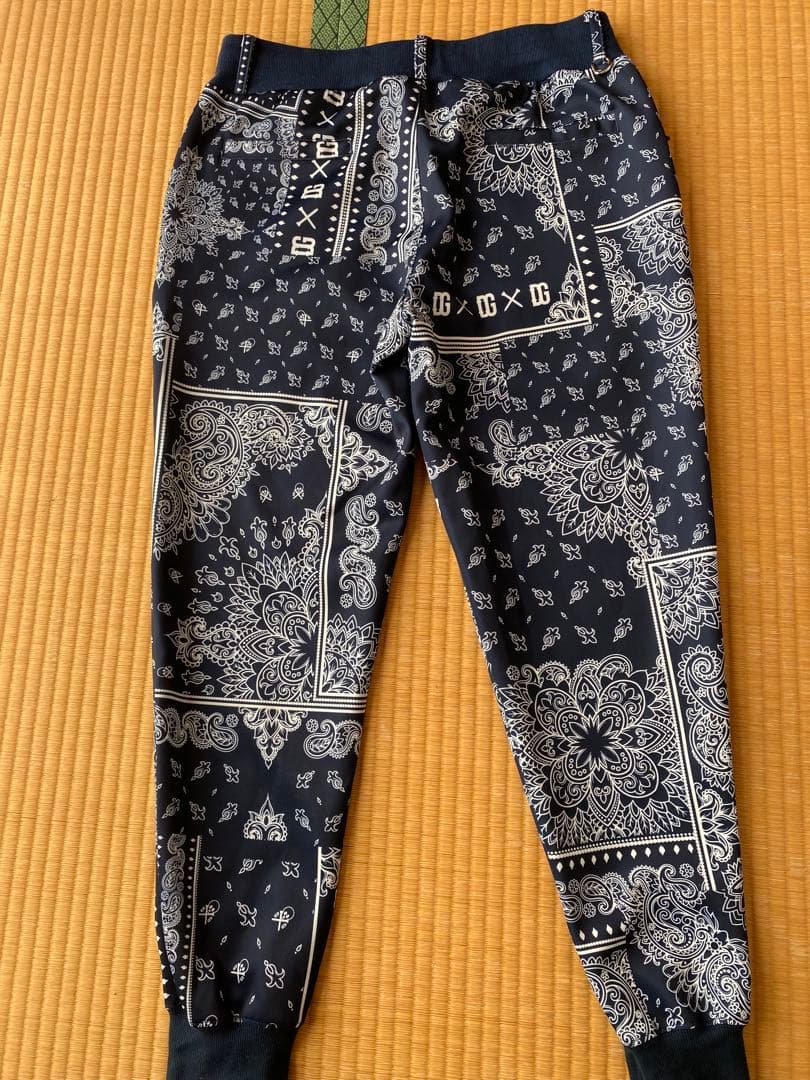 N724 DIVINER GOLF セットアップ ペイズリー ネイビー 総柄