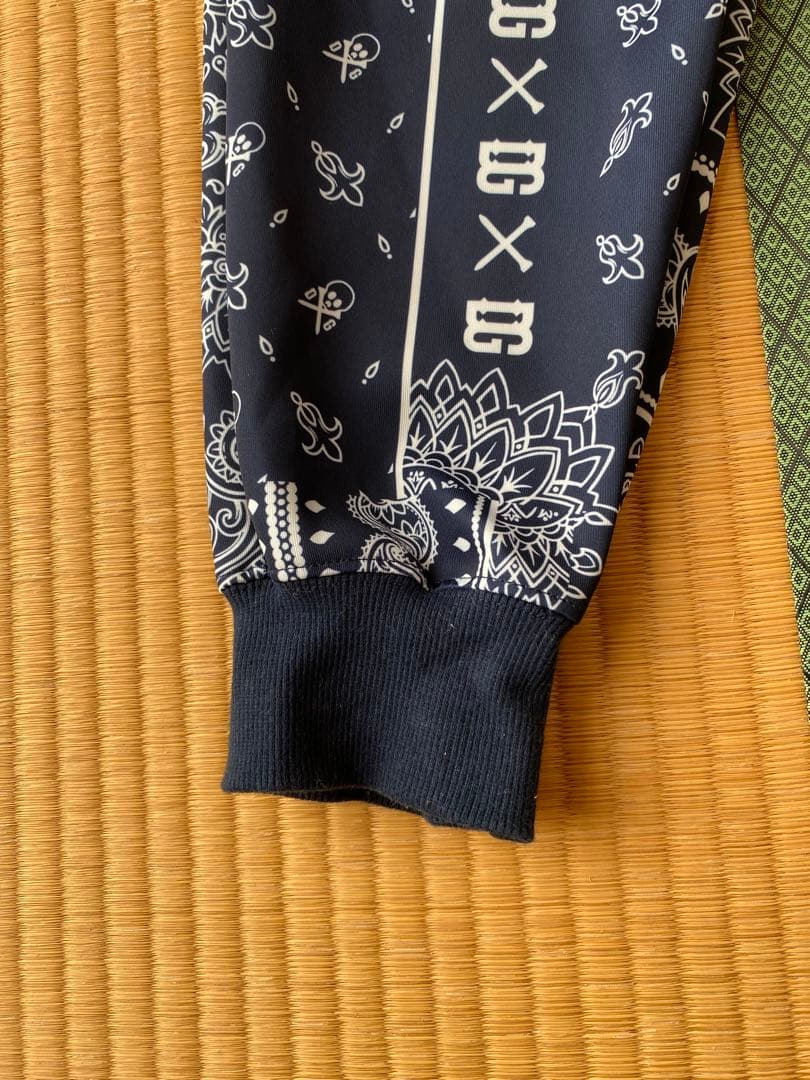 N724 DIVINER GOLF セットアップ ペイズリー ネイビー 総柄