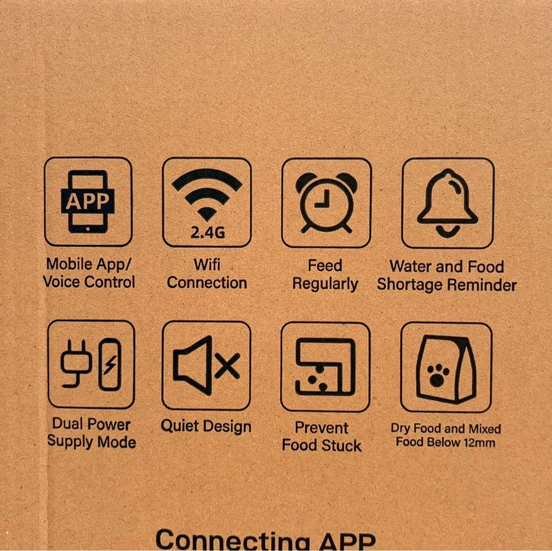 自動給餌器 給水器 大容量6Lドライフードディスペンサー 2.5L給水器