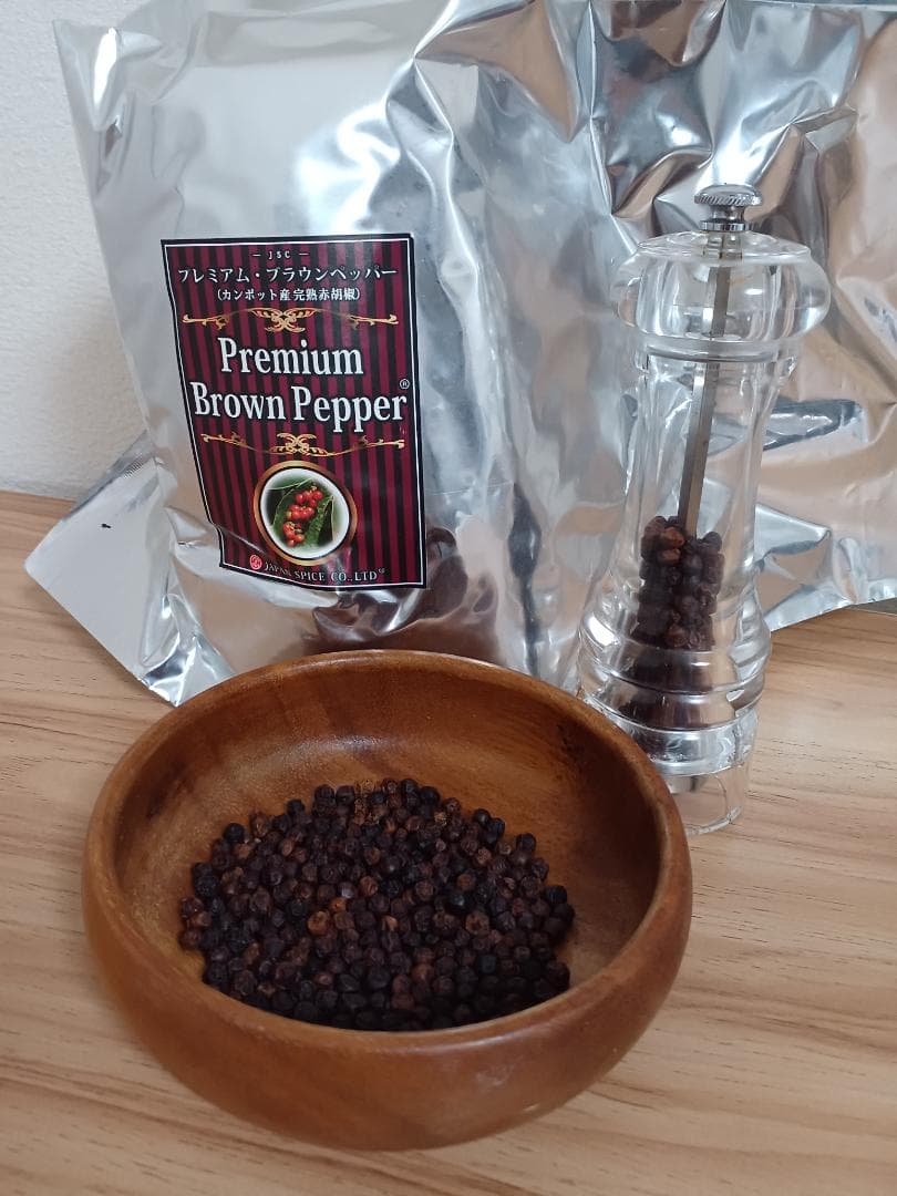 幻のカンポットペッパー！未開封2kg 業務用 完熟赤胡椒 GI認証