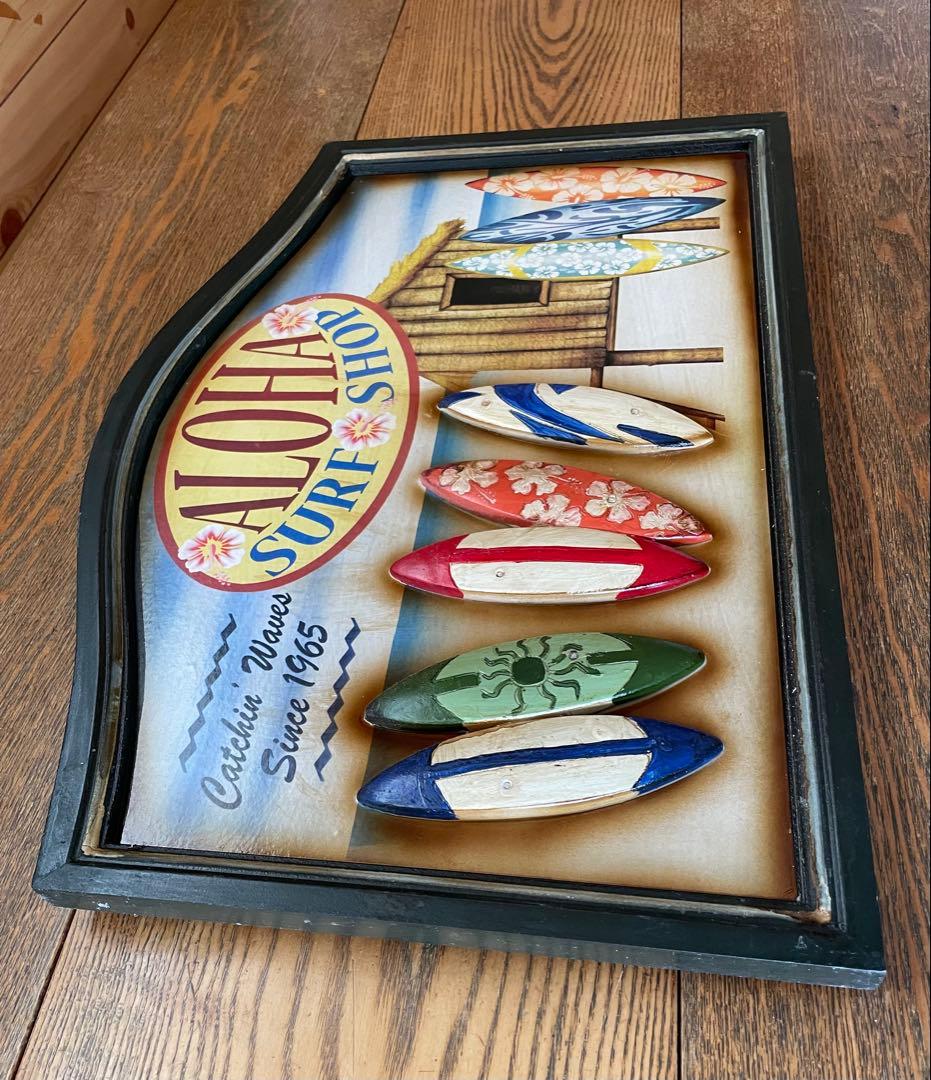 Aloha 木製看板など3点