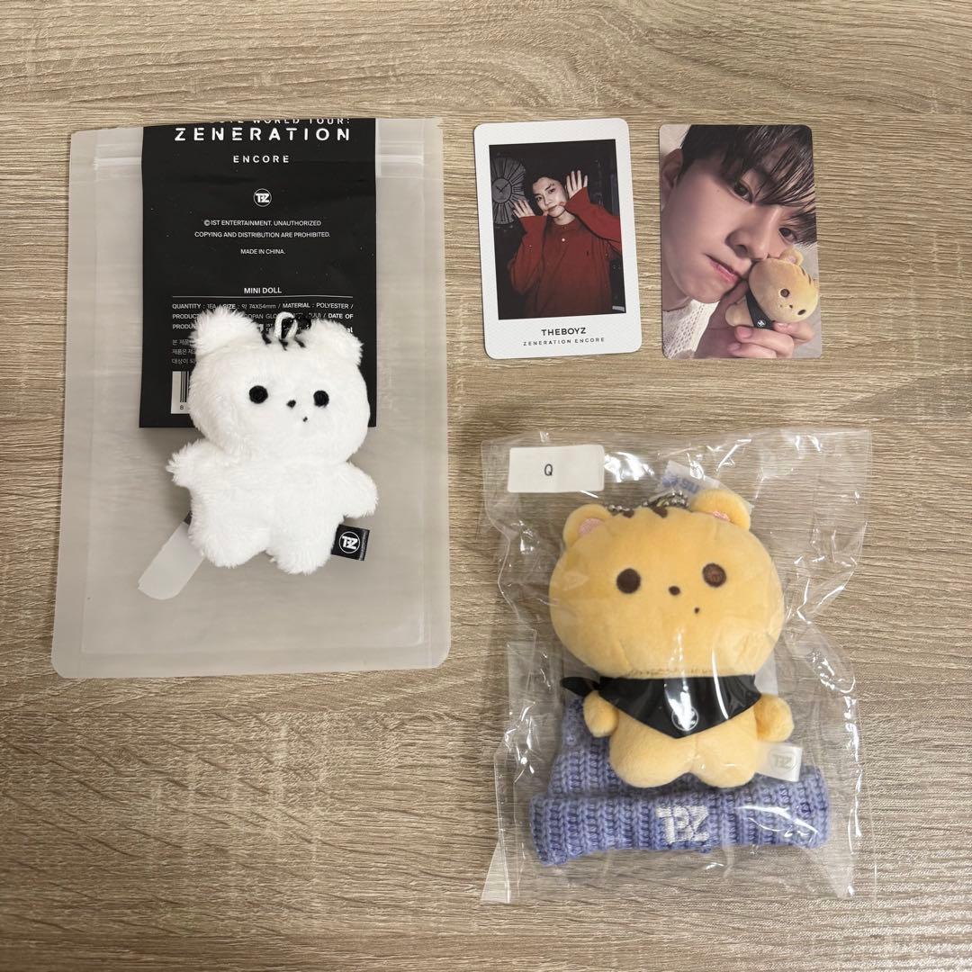 THEBOYZ ソウルコン ミニドール マスコット ぬいぐるみ キュー トレカ