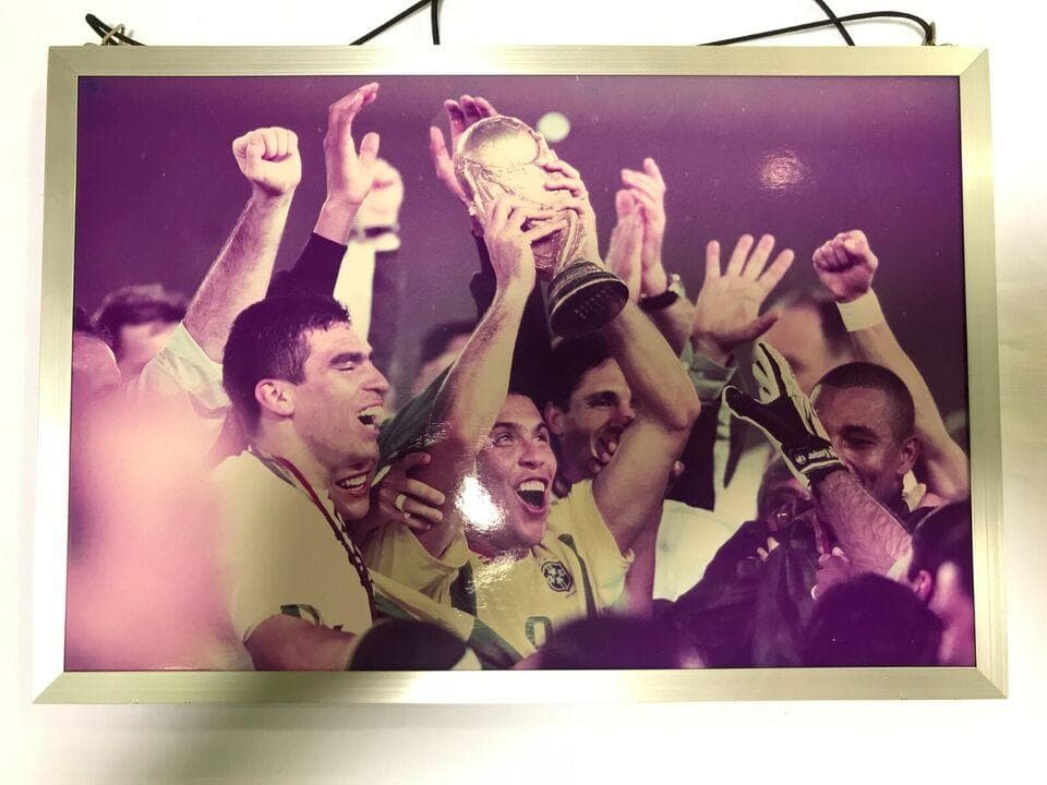 2002　ワールドカップ　ブラジル優勝　生写真/有名カメラマン撮影品/非売品