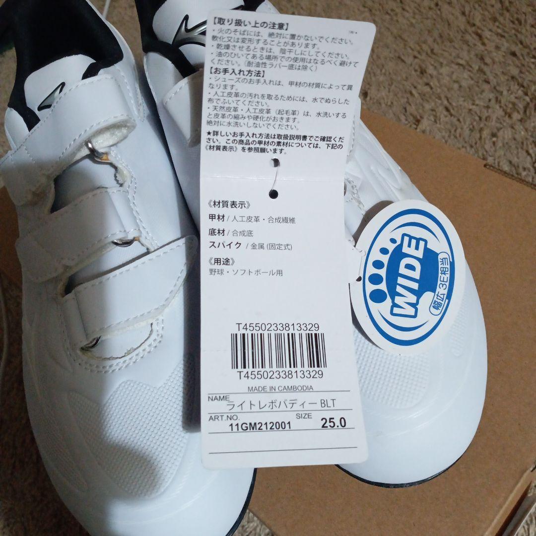 MIZUNOスパイク ２５cm