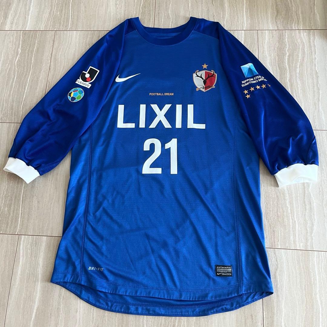 選手支給　鹿島アントラーズ　2014 GKユニフォーム　曽ケ端準　キーパー