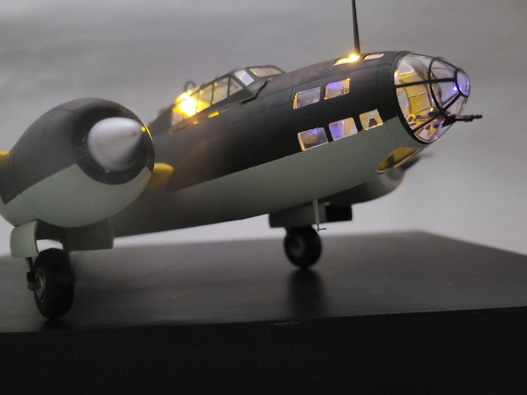 一式陸上攻撃機 山本五十六搭乗機 リアルモーターライズ LED仕様 完成品