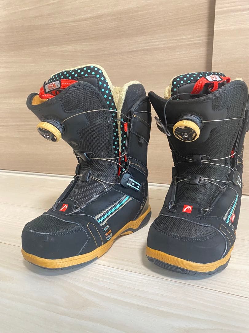 headスノーボードブーツ(女性用) ブラック/ゴールド