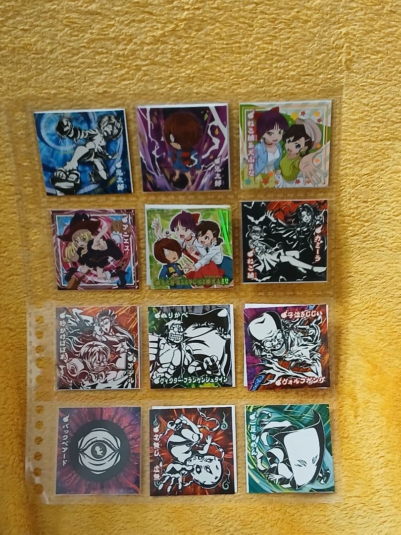 ゲゲゲの鬼太郎 人魂グミ シール ゲゲゲの鬼太郎 ねこ娘 犬山まな アニエス 他