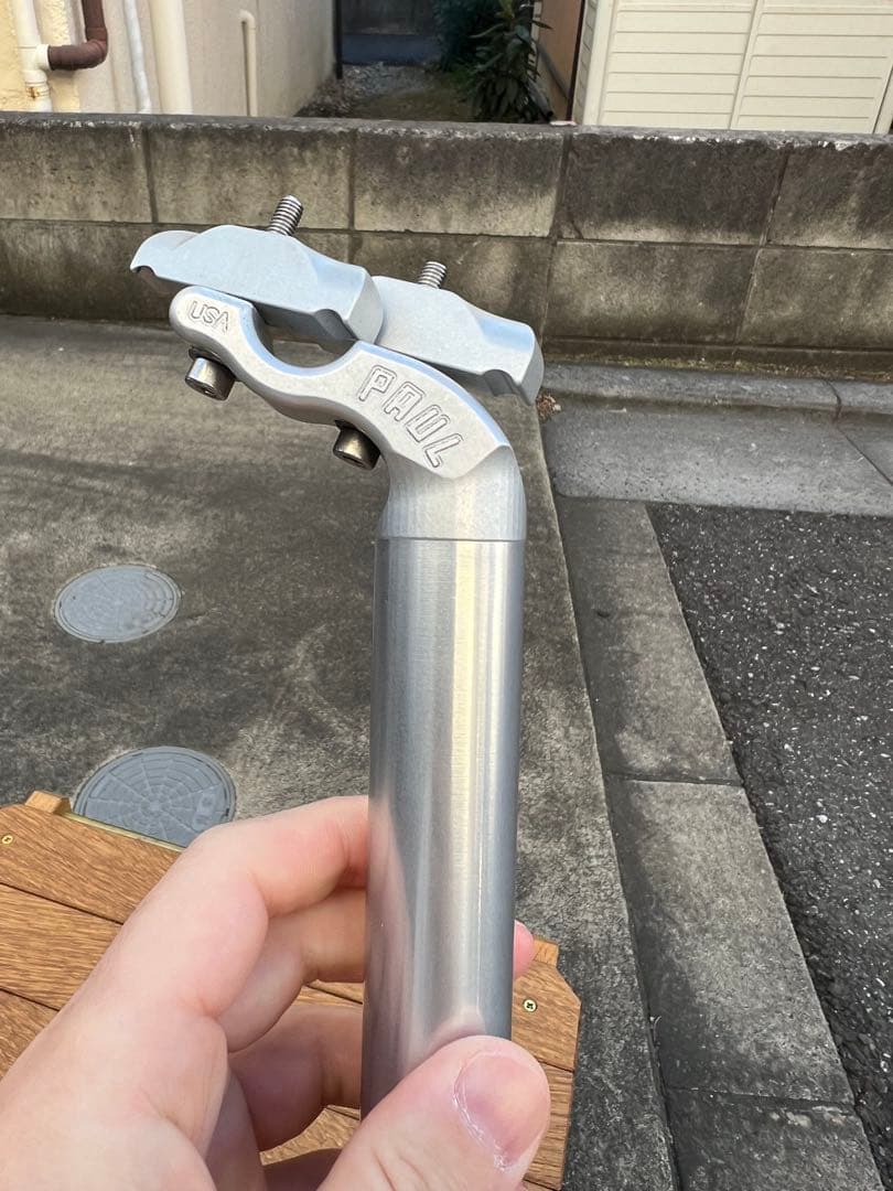 パーツ PAUL tall and handsome seatpost (silver)