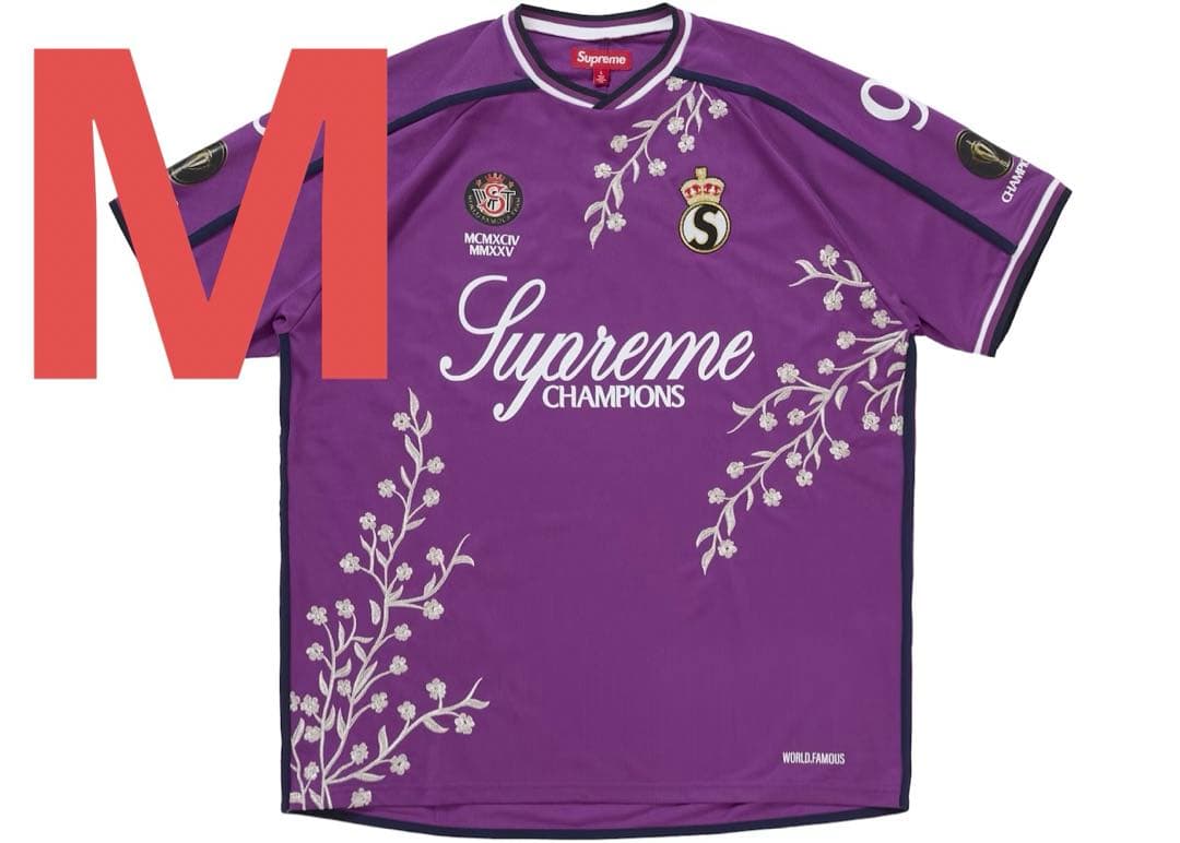 Floral Soccer Jersey Supreme Mサイズ
