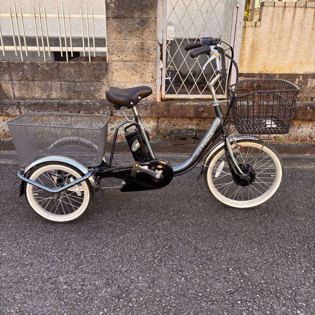 電動アシスト自転車◇三輪ワゴン◇PELTECH◇20×16型