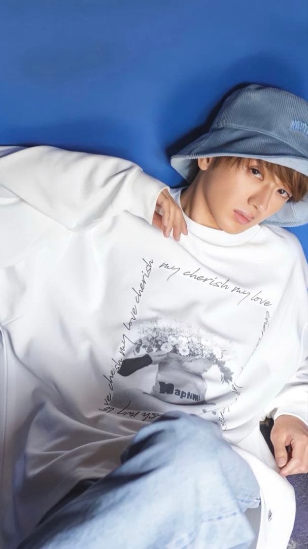 Nissy Nap time フォトプリントプルオーバーカットソー