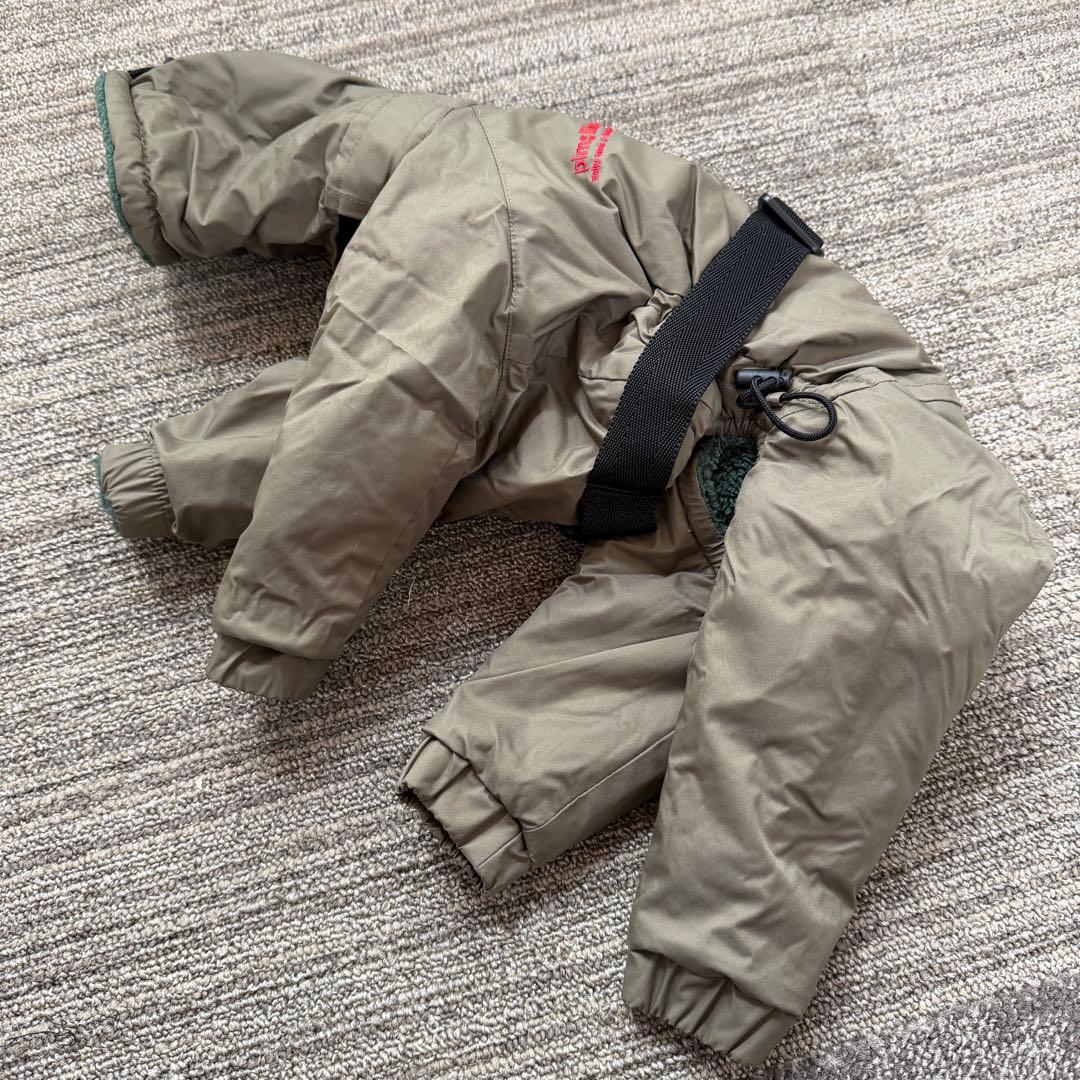 [美品]犬用防寒 インサレートスーツ オリーブグリーン イタグレ IS ピムリコ