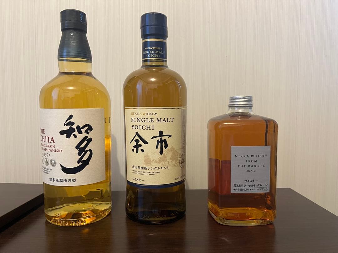 サントリー 知多 余市 ニッカウイスキー セット
