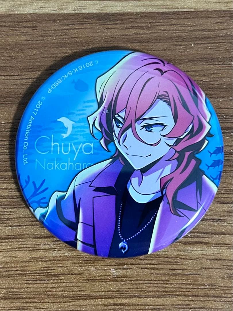 文豪ストレイドッグス　中原中也　迷ヰ犬怪奇譚　水族館　缶バッジ