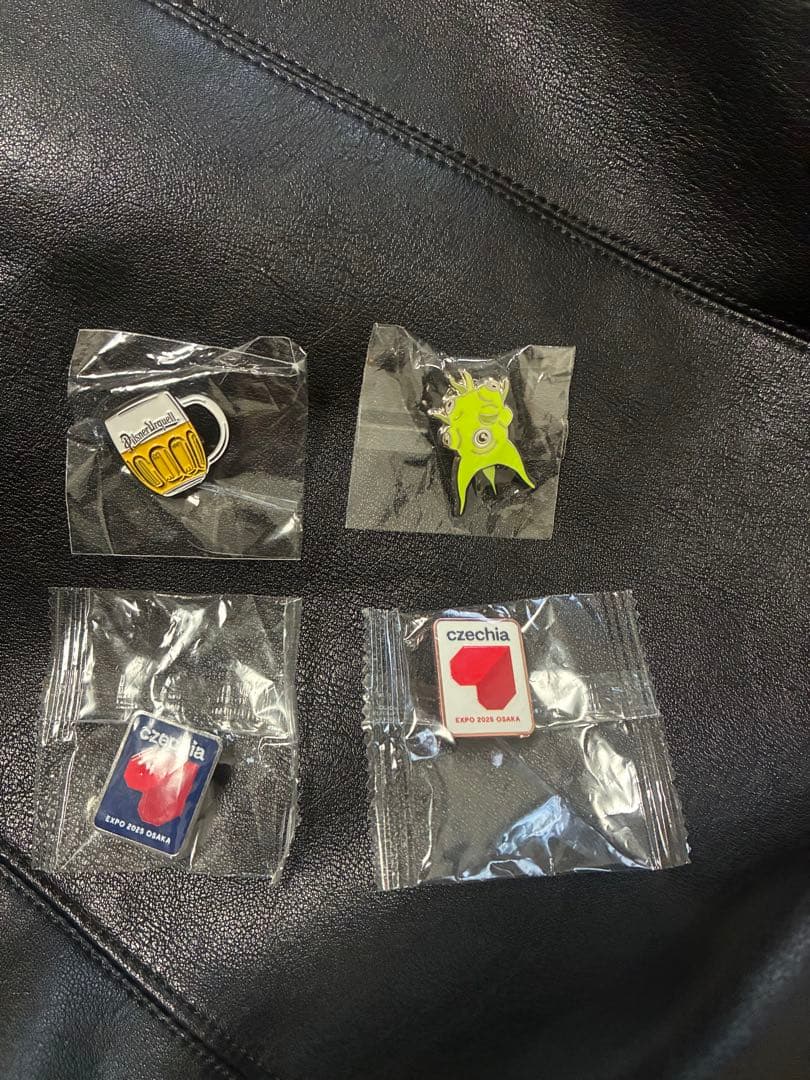 【大阪・関西万博】チェコパビリオン公式ピンバッジ4点セット