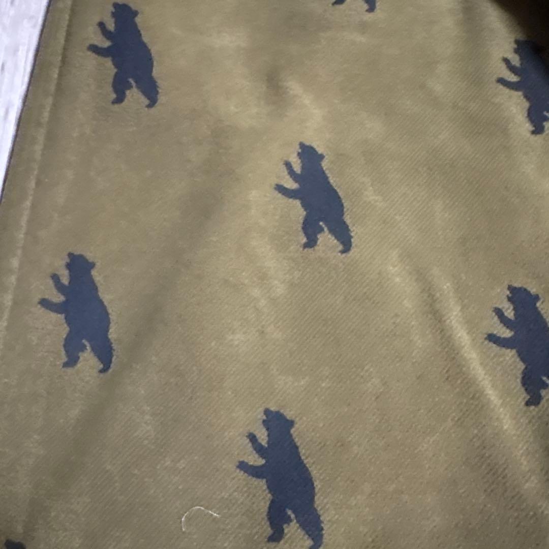 パーリーゲイツ クマプリント オリーブパンツ