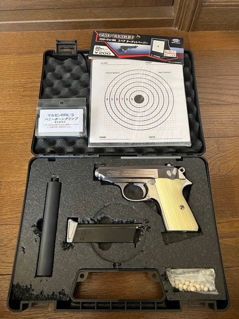 マルゼン　ワルサーPPK/S ムービープロップシリーズ　ステンレス