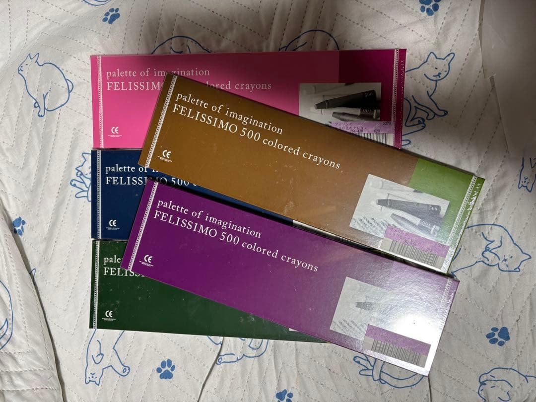 FELISSIMO 500色クレヨンセット