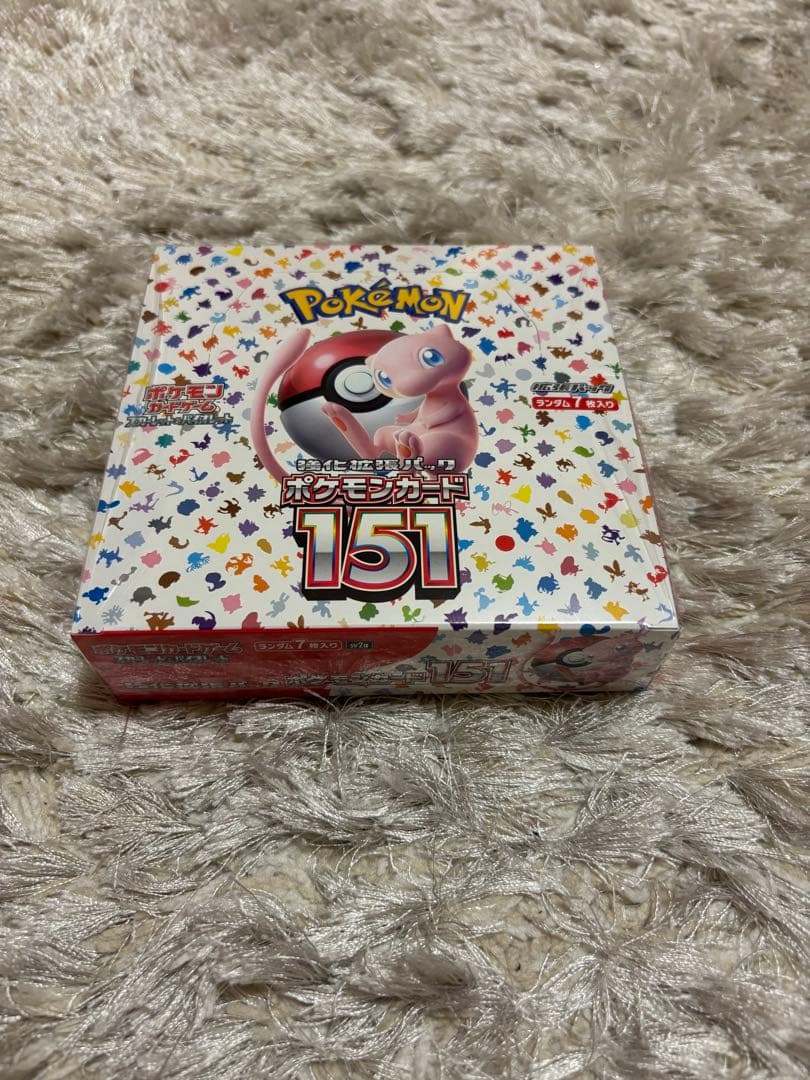 【新品未開封シュリンク付き】ポケモンカード 151 1box