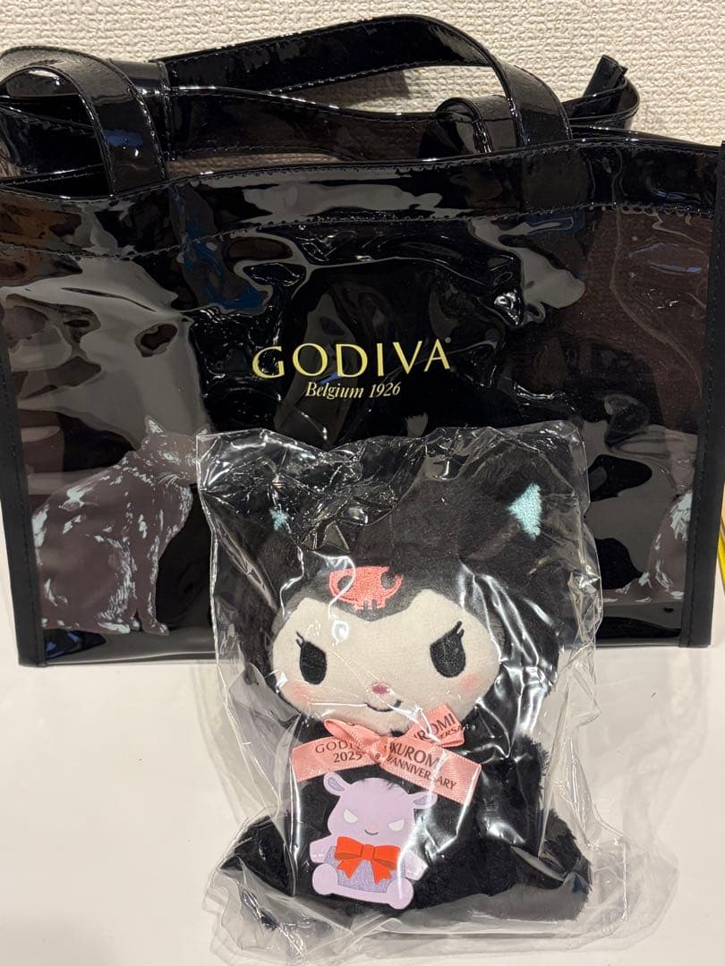 新品未使用　ゴディバ2025ハロウィンクロミ ブラックキャット トートバッグ