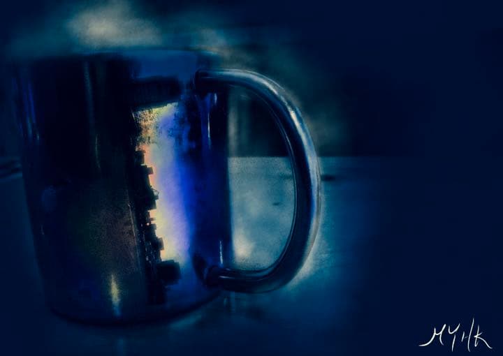 myhk シルクスクリーン 夕陽の苦味