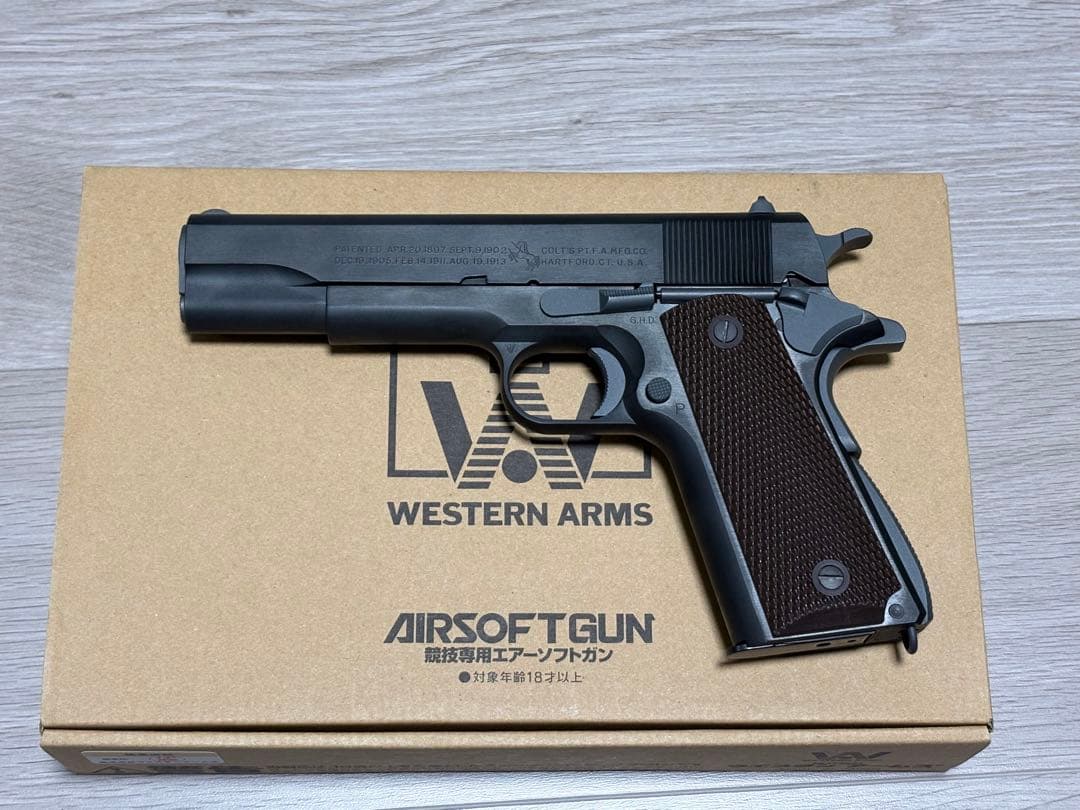 ウエスタンアームズ　コルトガバメント　M1911A1 ミリタリーモデル　ガスガン