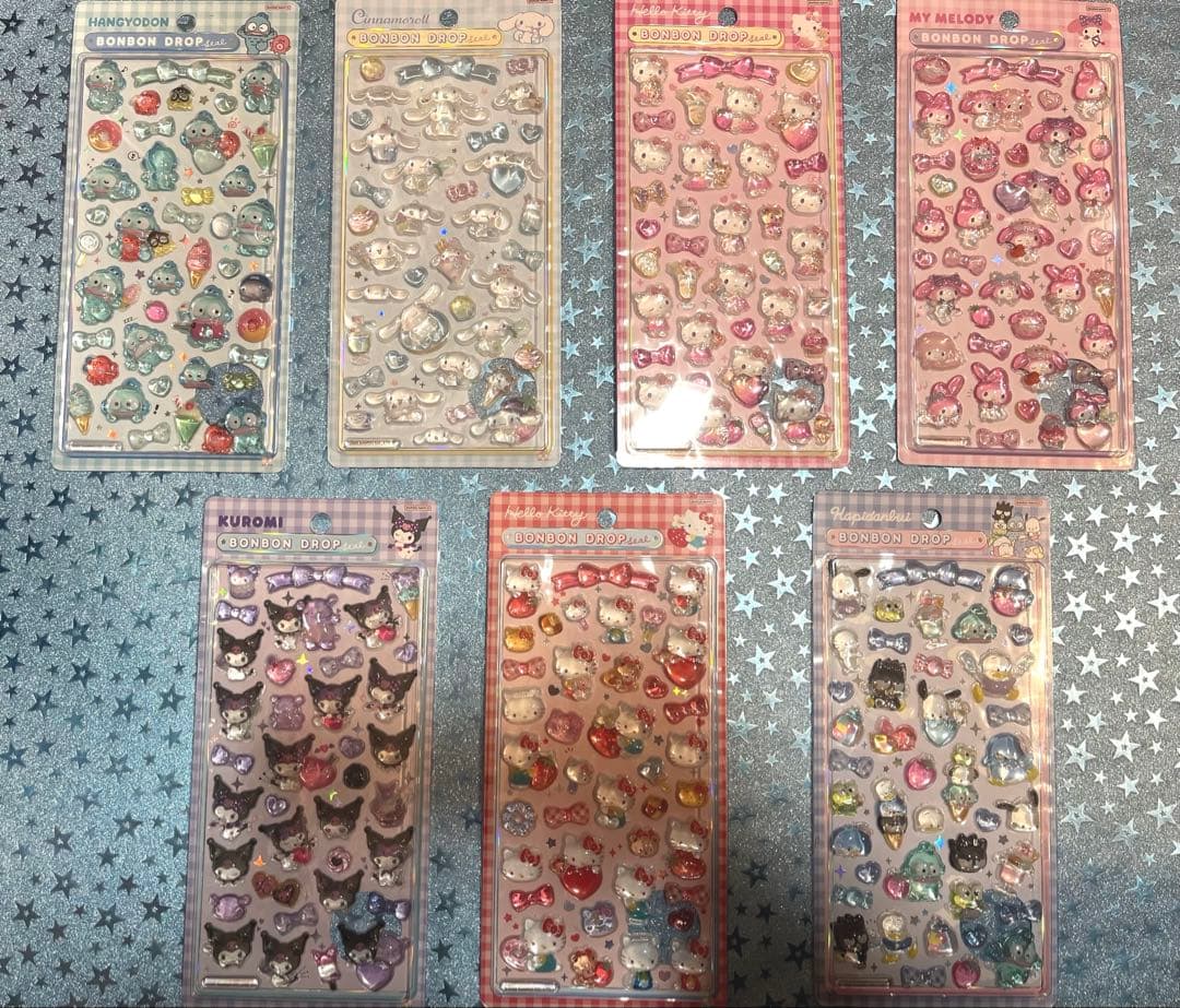 ボンボンドロップシール サンリオ第2弾 7種セット