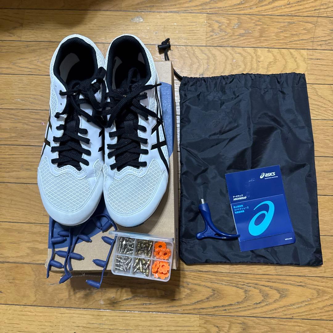 アシックス陸上競技用スパイクセット 27.5 アシックス effort13 美品