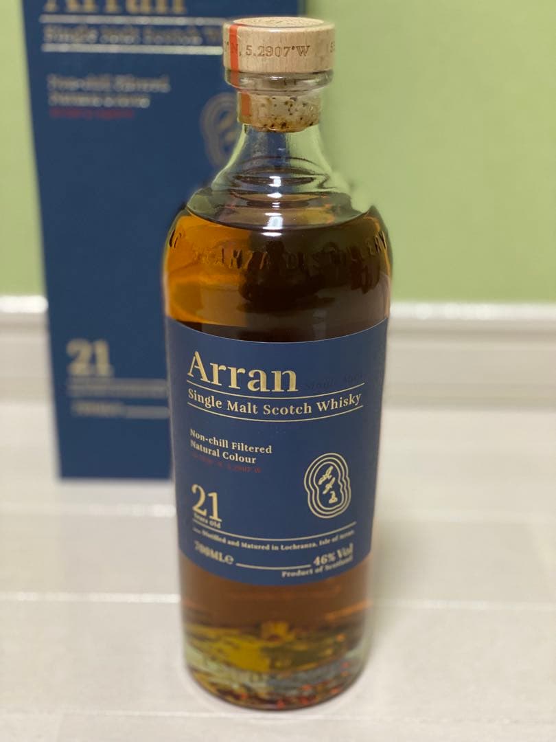 Arran 21年 シングルモルトウイスキー 700ml