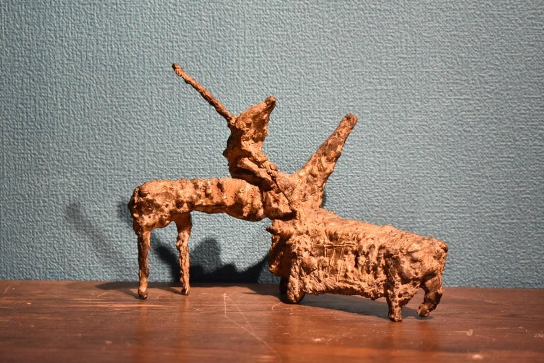 Ramon Lapayese ブロンズ オブジェ 置物 在銘 スペイン 銅製