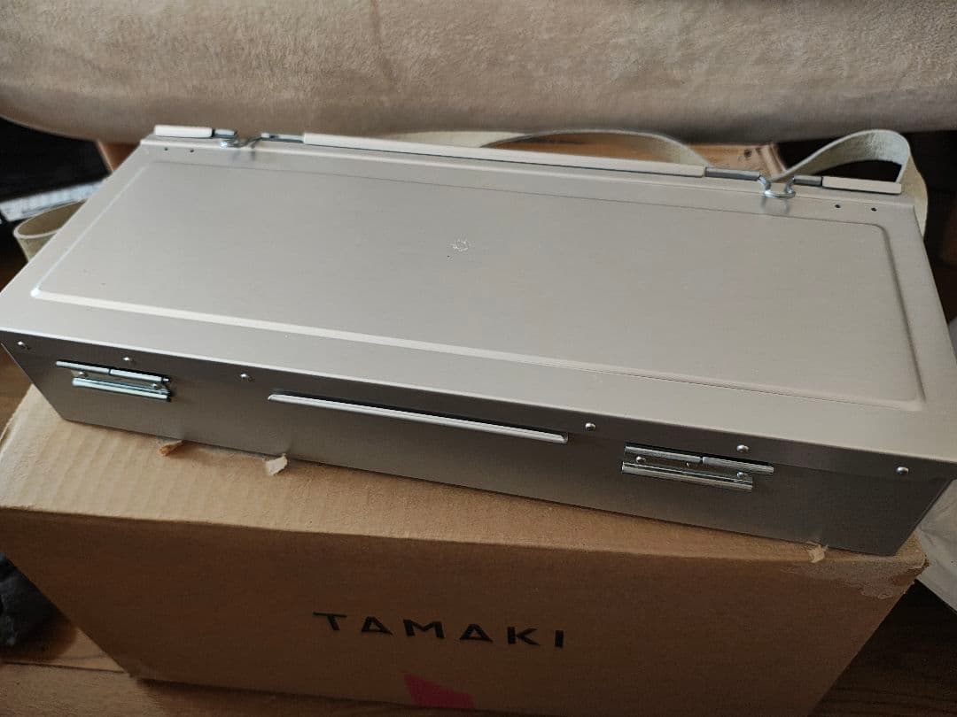 月光荘　小画箱１枚フタと指あな水彩パレット