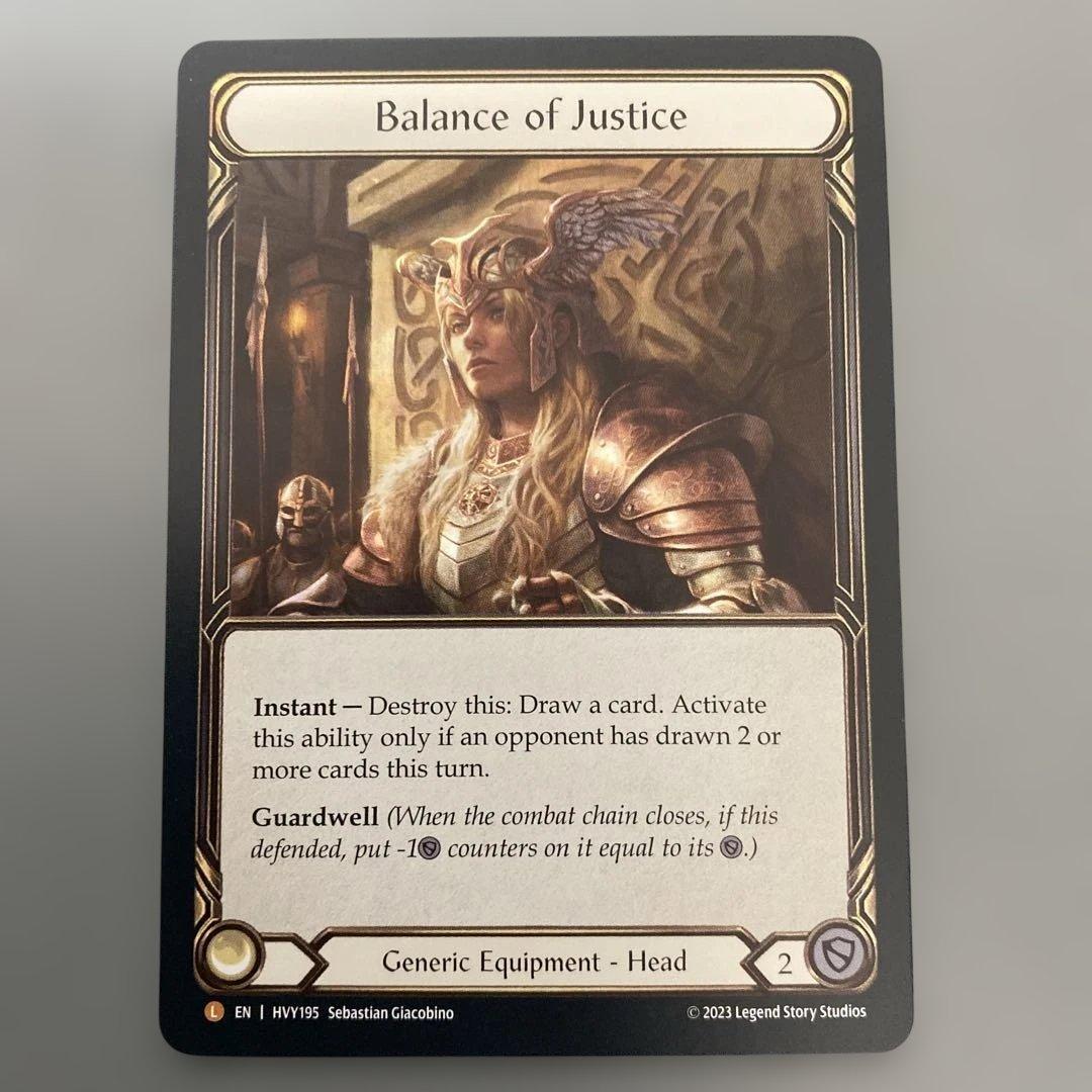 【追跡あり/匿名配送】【RF】Balance of Justice